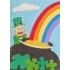 Peel 'N Stick Sand Art Board #25 - The Rainbow and the Leprechaun